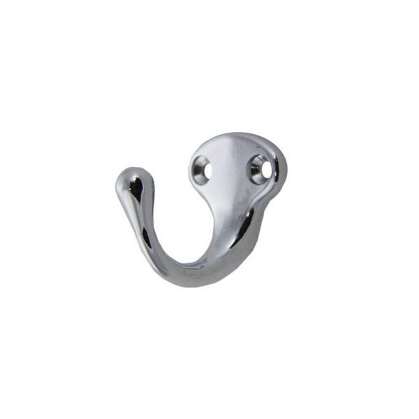 Crown Vertical Coat Hook Polished Chrome Finish CHCH1003PC